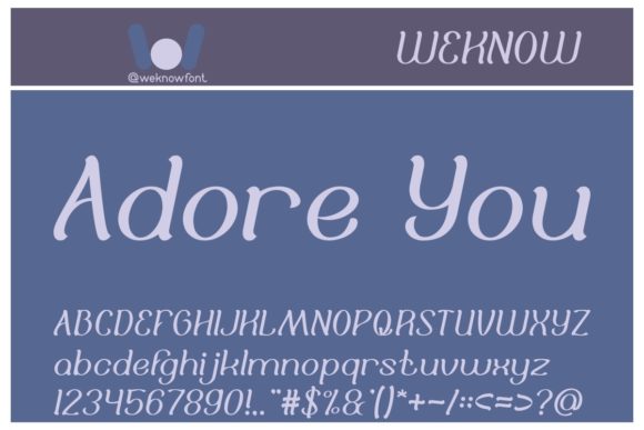 Adore You: A Display Font for Emotional Branding