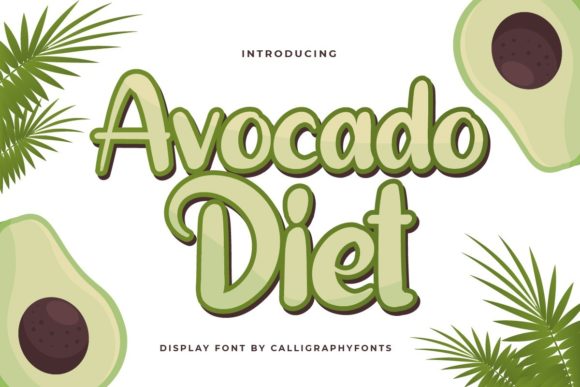 Avocado Diet Font for Modern Web Design