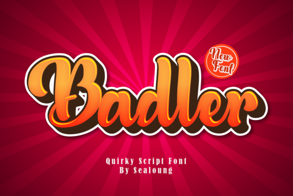 Badler: A Bold Display Font for Polished Branding