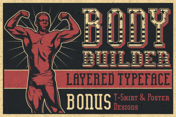Bodybuilder Font for Bold Web Design