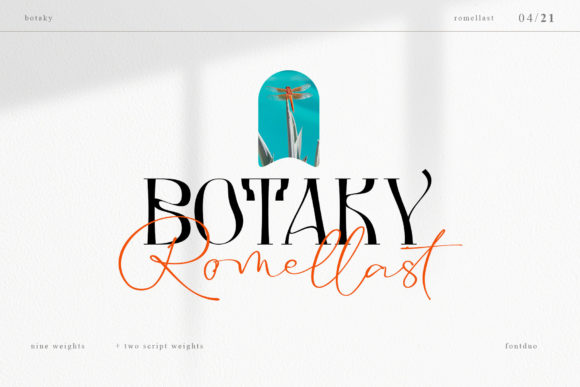 Botaky Romellast: A Delightful Font for Handmade Creations