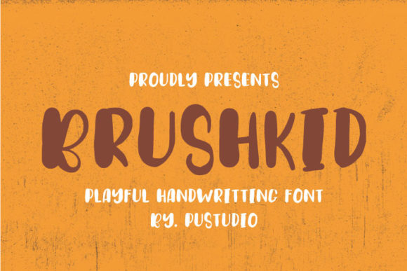 BrushKid: A Playful Display Font for Digital Creativity