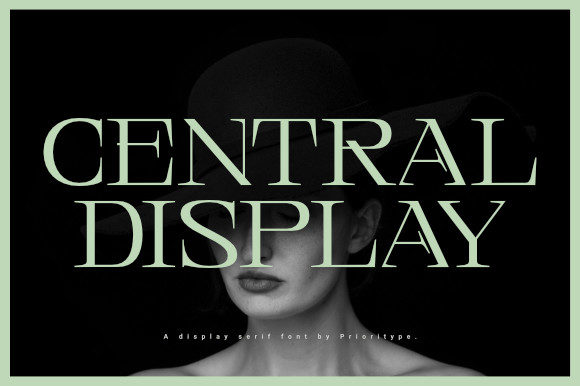 Central Display: A Serif Font for Timeless Editorial Design