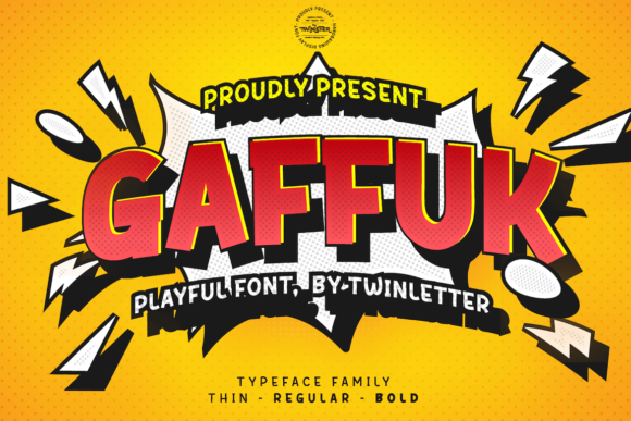 Gaffuk: A Modern Display Font for Bold Branding