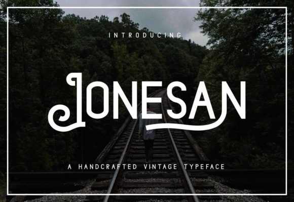 Jonesan Font for Handmade Creations