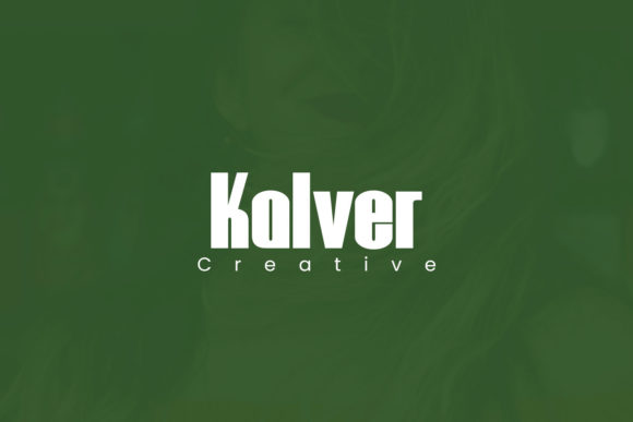 Kalver: A Modern Display Font for Digital Branding