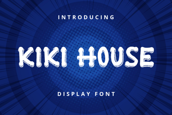 Kiki House Font for Creative Branding Projects