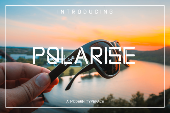 Polarise Font for Web Design and Brand Identity
