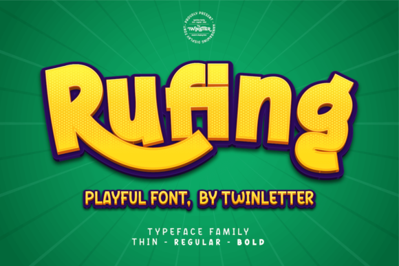Rufing: A Playful Font for Bold Brand Moments
