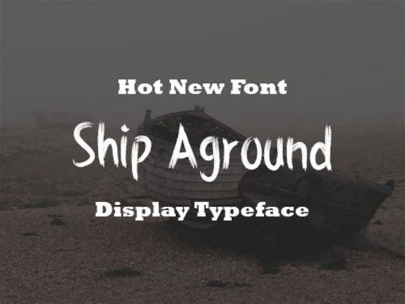 Ship Aground: A Font That Elevates Handmade Creations