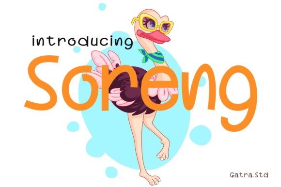 Soreng Font Review: A Quirky Display Typeface for Creative Projects