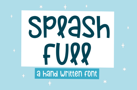 Splash Full: A Trendy Display Font for Modern Web Design