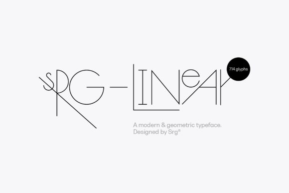 Srg Linear: A Modern Sans Serif for Editorial Elegance