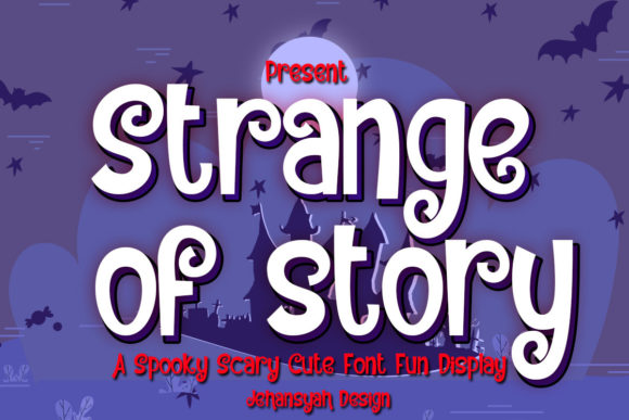 Strange of Story: A Quirky Display Font for Editorial Design