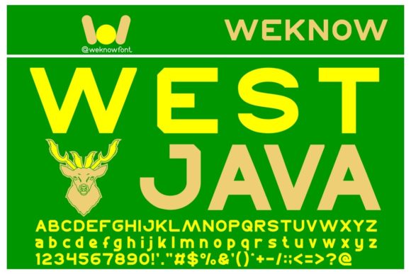 West Java Font for Professional Branding