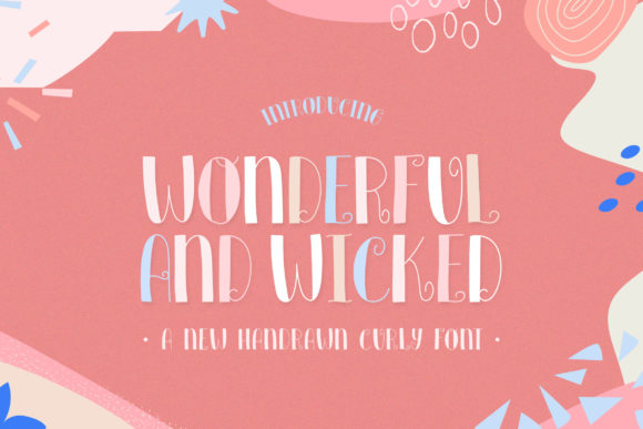 Wonderful and Wicked Font for Editorial Design
